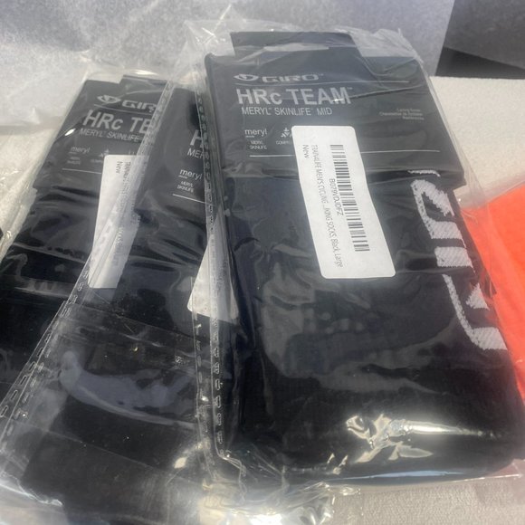 💰 5 FOR $40 / HRc Team Meryl Skinlife Mid Sports/Cyclist Socks (LRG) (New) - Picture 6 of 7